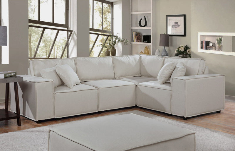 Melrose - Modular Sectional Sofa With Ottoman - R&R Furniture Gallery (Fountain Valley, CA)