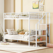 Bunk Bed With Lateral Storage Ladder And Wardrobe - R&R Furniture Gallery (Fountain Valley, CA)