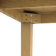 Eastwood handcrafted dining table by Simpli-Home with a rustic wood finish and sturdy construction for family meals and gatherings.