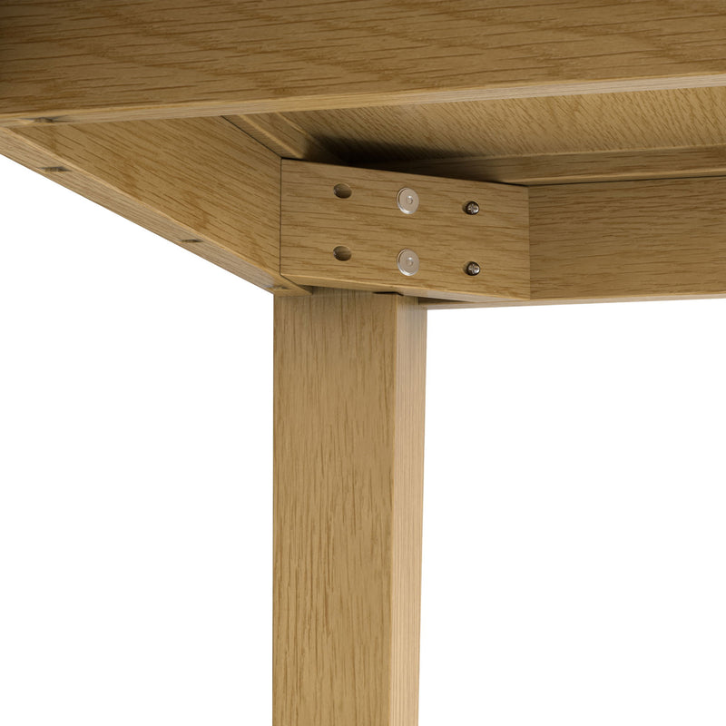 Eastwood handcrafted dining table by Simpli-Home with a rustic wood finish and sturdy construction for family meals and gatherings.