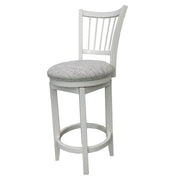 Americana Modern Dining - Spindle Back Swivel Barstool - Cotton - R&R Furniture Gallery (Fountain Valley, CA)