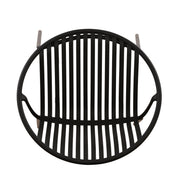 Set of two Noble House stackable outdoor chairs with breathable plastic backrests, ideal for patio or garden seating.