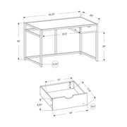 Computer Desk For Home Office, Laptop, 1 Storage Drawer, Contemporary & Modern - R&R Furniture Gallery (Fountain Valley, CA)