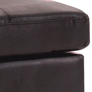 Glory Furniture upholstered ottoman in casual style, perfect for stylish living spaces, with a soft fabric covering and plush design.