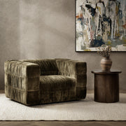 Afeela - Upholstered Swivel Chair - R&R Furniture Gallery (Fountain Valley, CA)