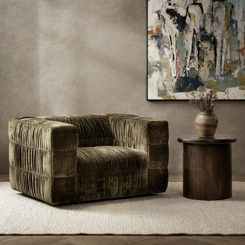 Afeela - Upholstered Swivel Chair - R&R Furniture Gallery (Fountain Valley, CA)