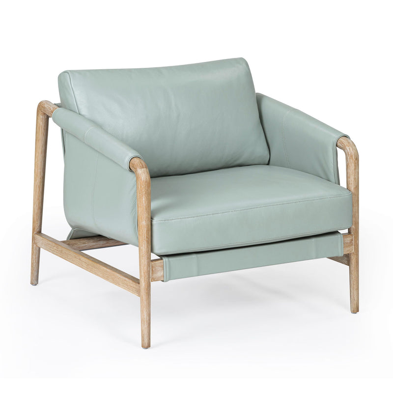 Chakka - Genuine Leather Accent Chair - R&R Furniture Gallery (Fountain Valley, CA)