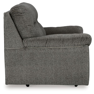 Bindura - Glider Loveseat - Mineral - R&R Furniture Gallery (Fountain Valley, CA)