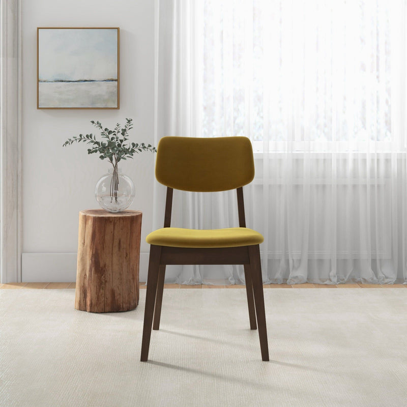 Carlos - Solid Back Side Chair (Set of 2) - R&R Furniture Gallery (Fountain Valley, CA)