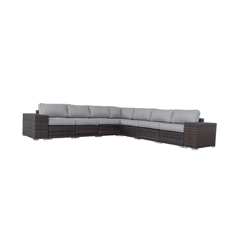 Modern Rattan Wicker Seating Group With Cushions - R&R Furniture Gallery (Fountain Valley, CA)