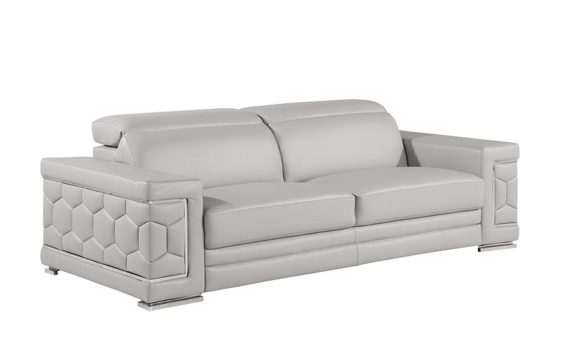 296 - Leather Sofa