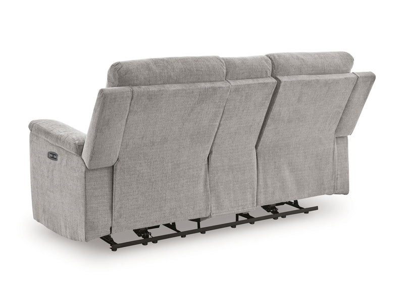 Barnsana - Dbl Power Reclining Loveseat With Console - R&R Furniture Gallery (Fountain Valley, CA)