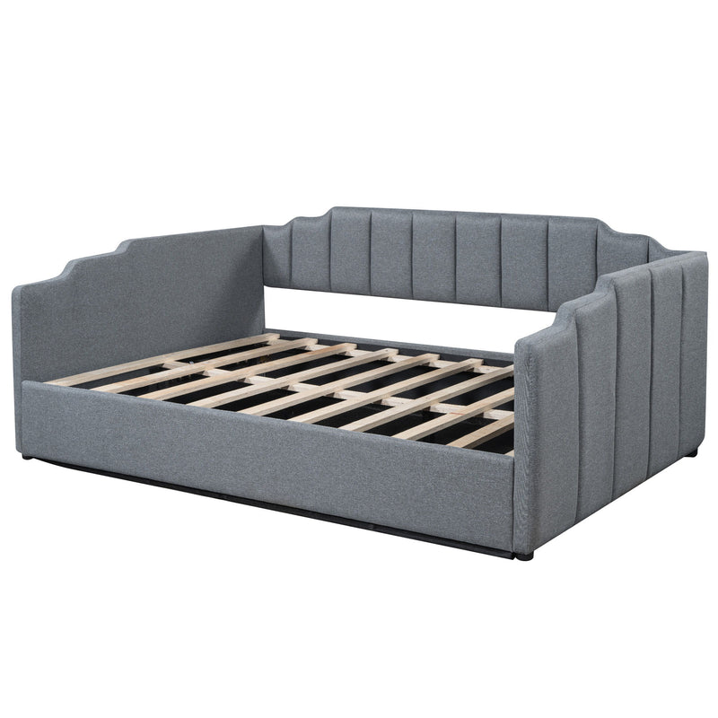 Modern Upholstered Daybed With Underneath Storage - R&R Furniture Gallery (Fountain Valley, CA)