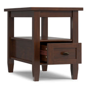 Warm Shaker - Narrow Side Table - Brown - R&R Furniture Gallery (Fountain Valley, CA)