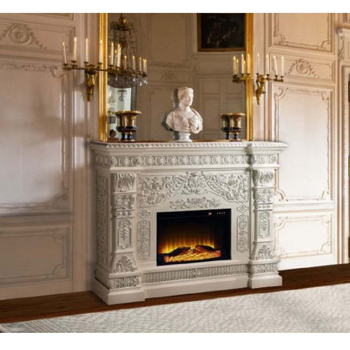 Vanaheim - Fireplace - Antique White - R&R Furniture Gallery (Fountain Valley, CA)