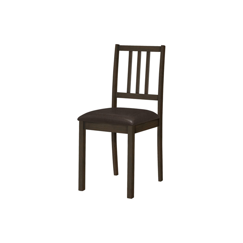 Dining Chair, Side, Upholstered For Dining Room, Transitional (Set of 2) - Brown - R&R Furniture Gallery (Fountain Valley, CA)