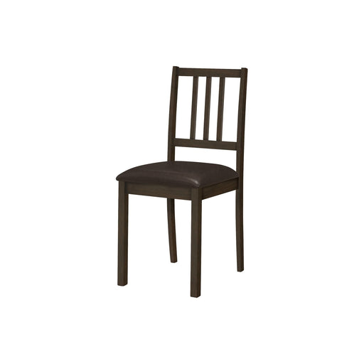 Dining Chair, Side, Upholstered For Dining Room, Transitional (Set of 2) - Brown - R&R Furniture Gallery (Fountain Valley, CA)