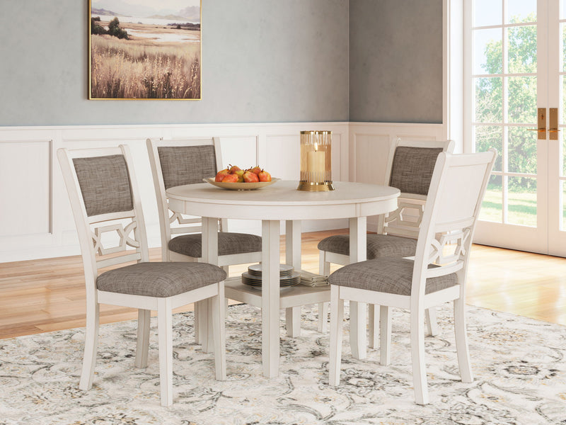 Erinberg - Dining Room Table Set (Set of 5) - Antique White - R&R Furniture Gallery (Fountain Valley, CA)
