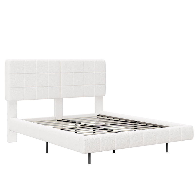 Floating Bed With Light, Soft Touch Surface - R&R Furniture Gallery (Fountain Valley, CA)