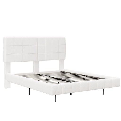 Floating Bed With Light, Soft Touch Surface - R&R Furniture Gallery (Fountain Valley, CA)
