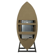 Brancaster - Wine Cooler - Retro Brown Top Grain Leather & Aluminum - R&R Furniture Gallery (Fountain Valley, CA)