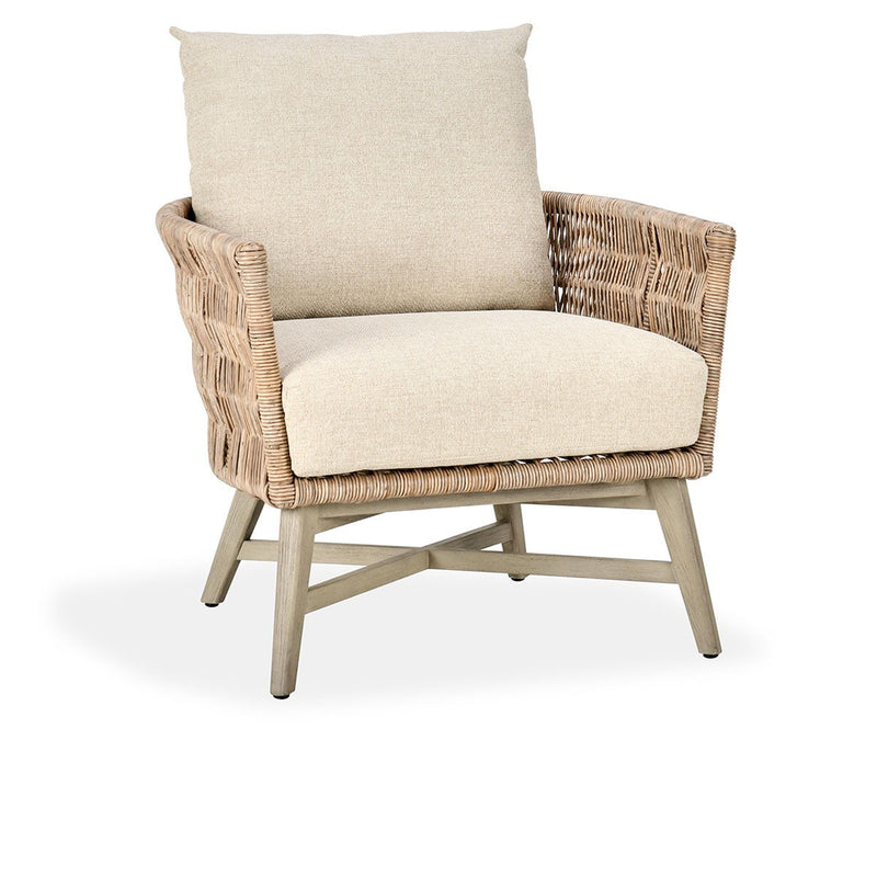 Collins - Outdoor Accent Chair - Natural / Sand - R&R Furniture Gallery (Fountain Valley, CA)
