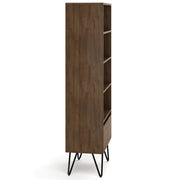 Chase - Tall Bookcase - Rustic Natural Aged Brown - R&R Furniture Gallery (Fountain Valley, CA)