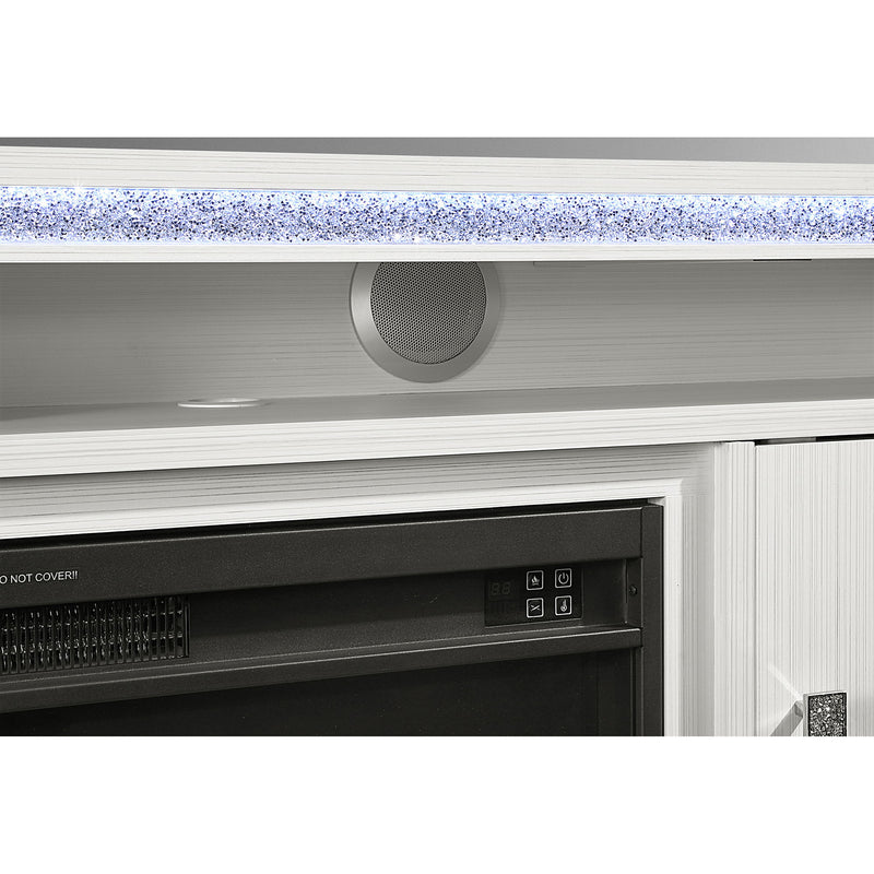 Almera - Fireplace With Adjustable Temperature And LED Options - R&R Furniture Gallery (Fountain Valley, CA)