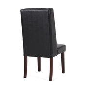 Noble House tufted dining chair with high back, elegant upholstery, and sophisticated design for stylish dining spaces.