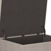 Owen - Upholstered Rectangular Storage Ottoman - R&R Furniture Gallery (Fountain Valley, CA)