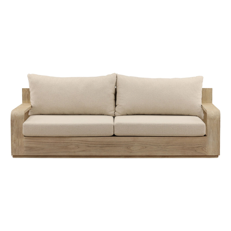 Lucrecia - Outdoor Sofa - Sand And Natural