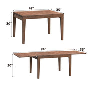 Mayah - Dining Table - Walnut - R&R Furniture Gallery (Fountain Valley, CA)