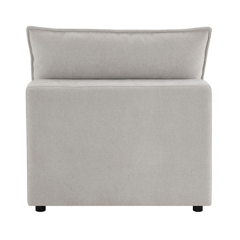 Marisa - Modular Armless Chair - Beige Boucle - R&R Furniture Gallery (Fountain Valley, CA)