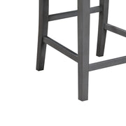 Graham - 20" Upholstered Seat Counter Height Chair (Set of 2) - R&R Furniture Gallery (Fountain Valley, CA)