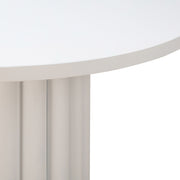 Kali - Round Dining Table - White - R&R Furniture Gallery (Fountain Valley, CA)