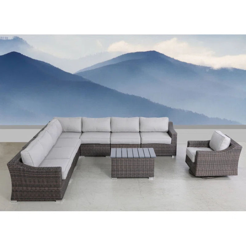 Stylish Sofa Seating Group With Cushions Perfect For Outdoor Gatherings - R&R Furniture Gallery (Fountain Valley, CA)