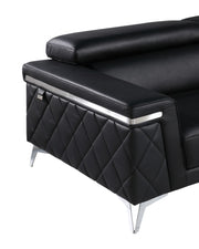 1140 - Top Grain Italian Leather Chair - R&R Furniture Gallery (Fountain Valley, CA)