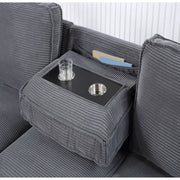 Territory - Pull Out Sofa Bed With Design - Dark Gray - R&R Furniture Gallery (Fountain Valley, CA)