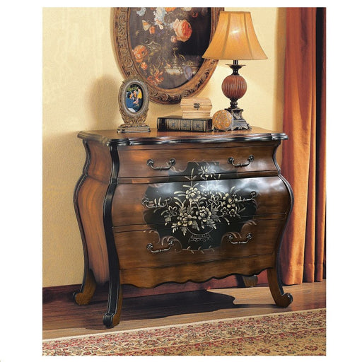 Roma - 37" Chest - Oak & Antique Black - R&R Furniture Gallery (Fountain Valley, CA)