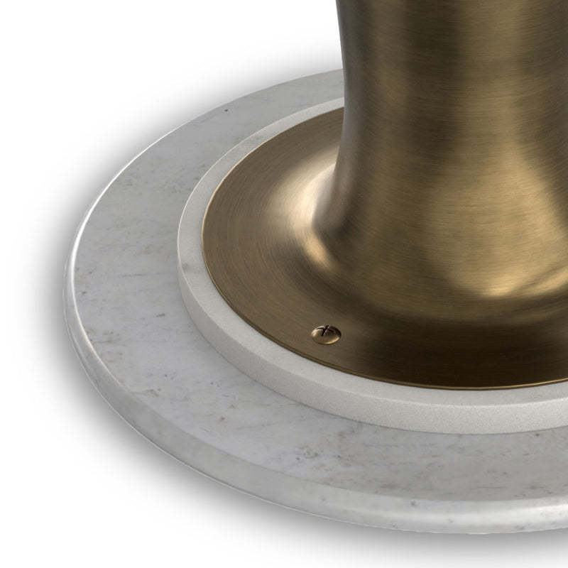 Nicollette - Side Table - Antique Brass - R&R Furniture Gallery (Fountain Valley, CA)