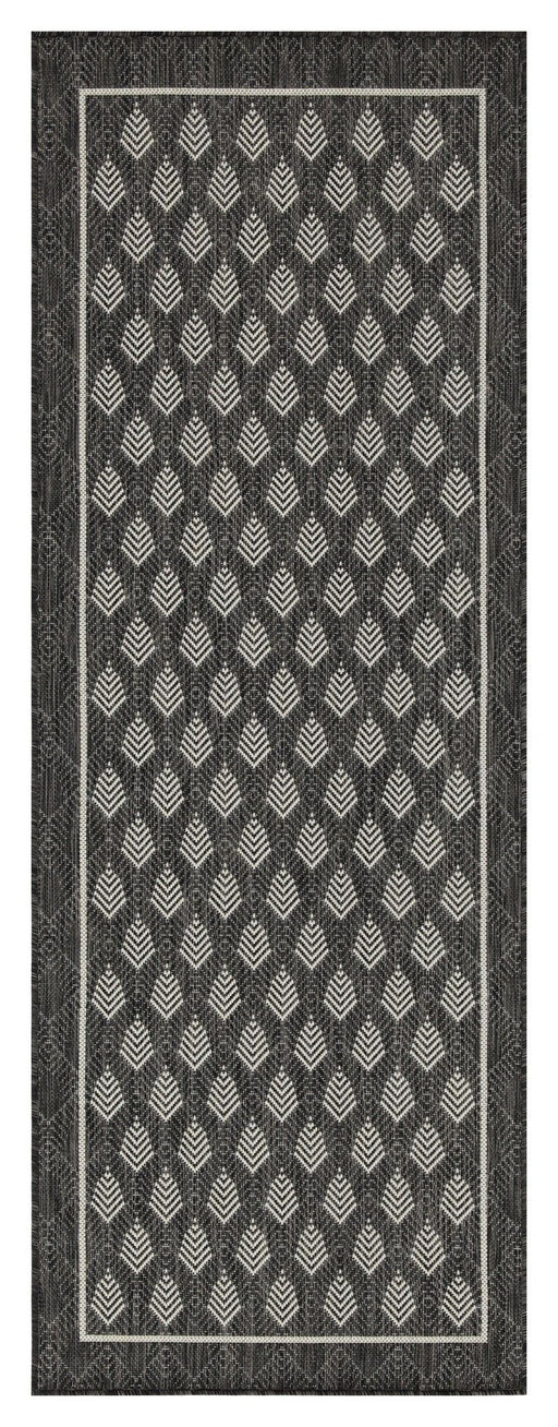 Sunshine - 5'3" X 7'3" Indoor, Outdoor Polypropylene Area Rug - Anthracite - R&R Furniture Gallery (Fountain Valley, CA)