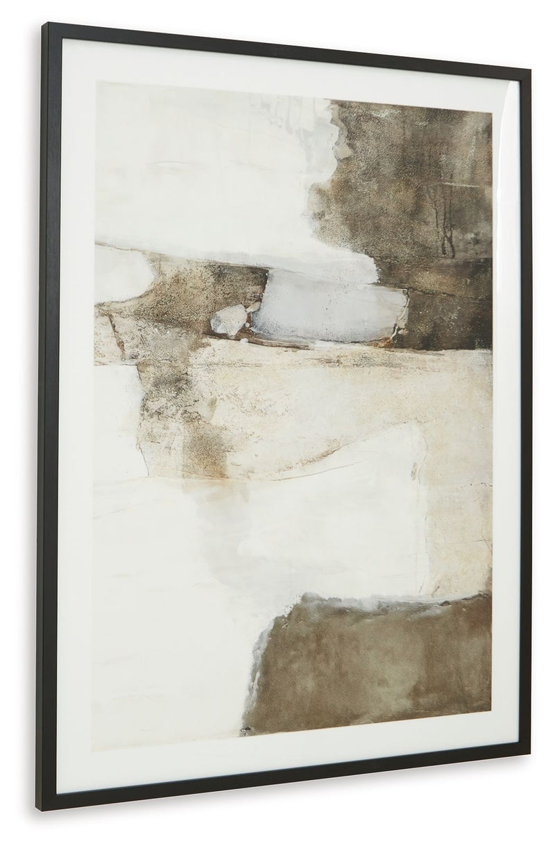 Aldricton - Wall Art - Brown / White - R&R Furniture Gallery (Fountain Valley, CA)
