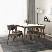 Edwin - Mid-Century Modern Dining Chair (Set of 2) - R&R Furniture Gallery (Fountain Valley, CA)