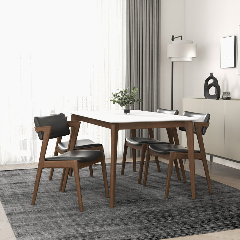 Edwin - Mid-Century Modern Dining Chair (Set of 2) - R&R Furniture Gallery (Fountain Valley, CA)