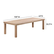 Cassie - Outdoor Rectangular Dining Table - R&R Furniture Gallery (Fountain Valley, CA)