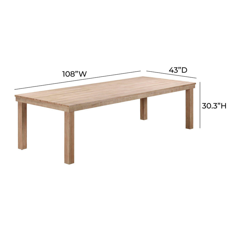 Cassie - Outdoor Rectangular Dining Table - R&R Furniture Gallery (Fountain Valley, CA)