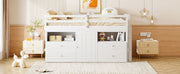 Loft Bed With 4 Drawers, Underneath Cabinet And Shelves - R&R Furniture Gallery (Fountain Valley, CA)