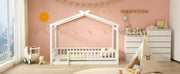 Bed House Bed Frame With Fence - R&R Furniture Gallery (Fountain Valley, CA)