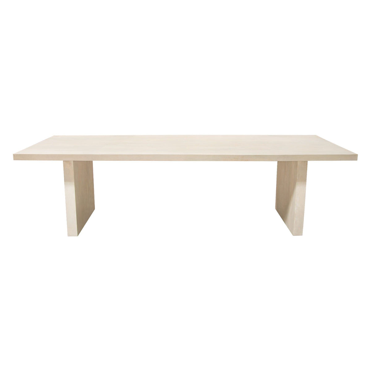 Sonoma 110" Solid Mango Wood Dining Table in Light Natural Grey Wash Finish by Diamond Sofa