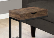 Accent Table, C - Shaped, Modern - Brown - R&R Furniture Gallery (Fountain Valley, CA)